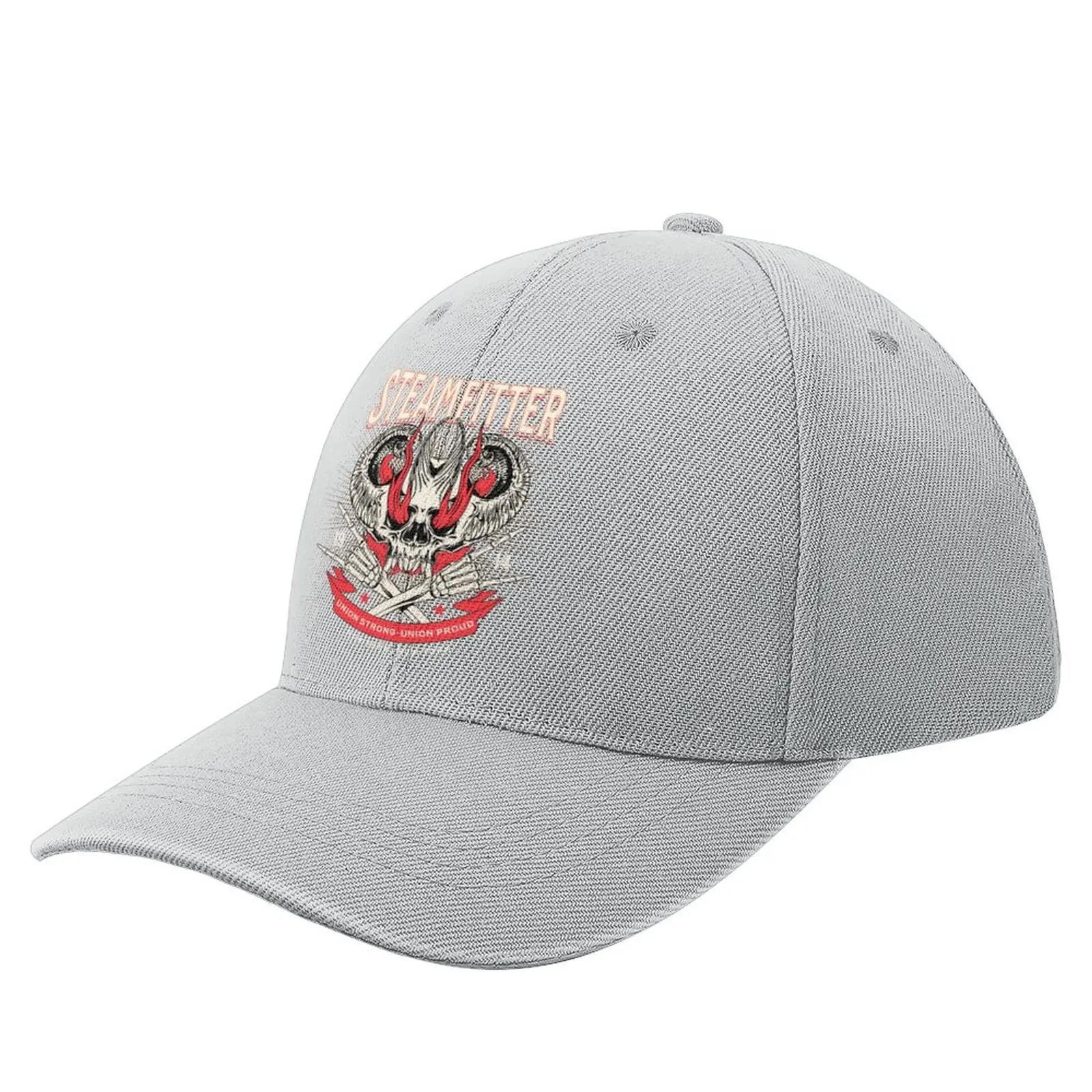 

Steamfitter Hell Skulls Union Proud | Steamfitters | Pipefitters Baseball Cap Military Cap Man Hat For Women Men'S