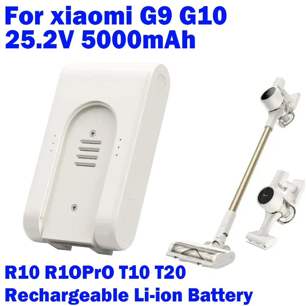 

Replacement Battery DGDXT-7S1P-001 For MI Wireless Vacuum Cleaner G9 G10 Sweeping Mopping Machine Batteries 5000mAh