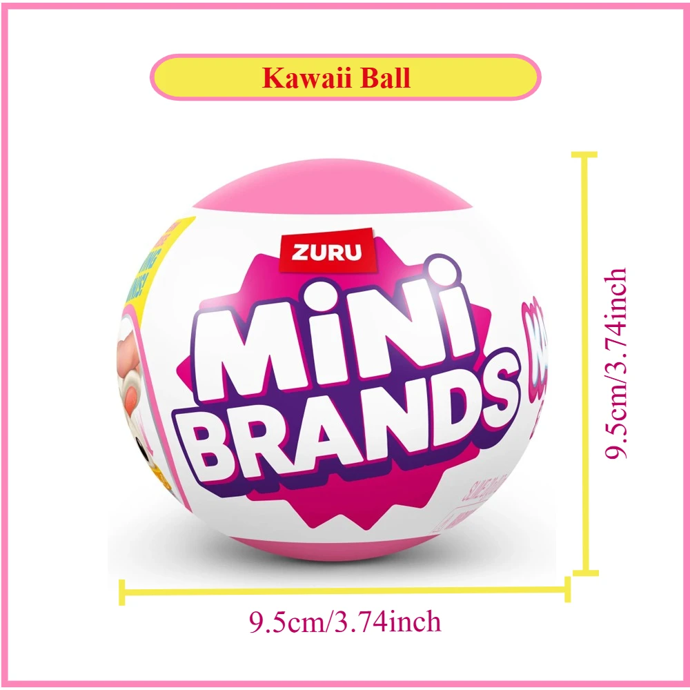 

Zuru Surprise Toy Mini Toy Brands Kawai Kawaii Food Toys Cute Mystery Random Blind Boxes Miniature Toy Original Birthday Gift