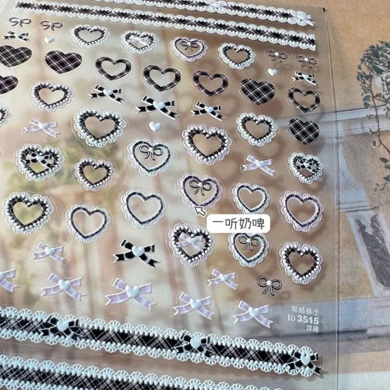1pcs-japanese-white-lace-bow-stickers-pearl-rhinestones-student-decoration-adhesive-decals-slider-diy-accessory