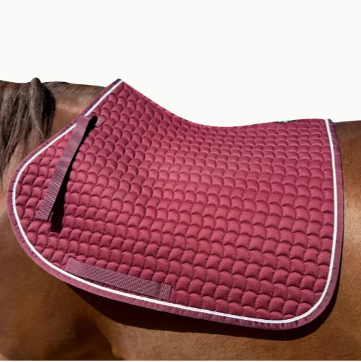 

Red Horse Saddle Pad Cotton Customizable