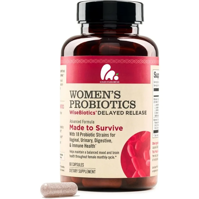 

Female probiotics prebiotics cranberry vaginal, pH balance, digestive and urinary health support -18 strains, 20 billion CFU