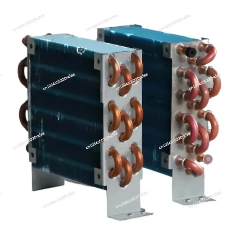 CP3x6x120 miniature mini condenser air-cooled copper tube finned radiator with fan refrigerator evaporator
