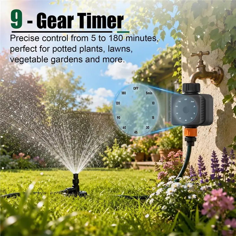 T19C Watering System With Water Counter Display Threaded BSP 3/4