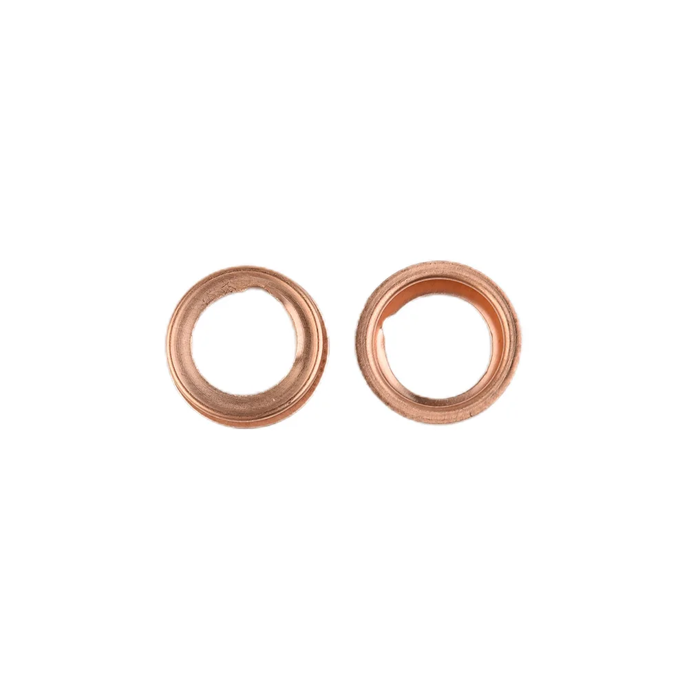 10 Pcs Metal Oil Drain Plug Crush Washer Gasket 11026-01M02 For Nissan For Infiniti Oil Drain Plug Crush Washers Gaskets - view 4