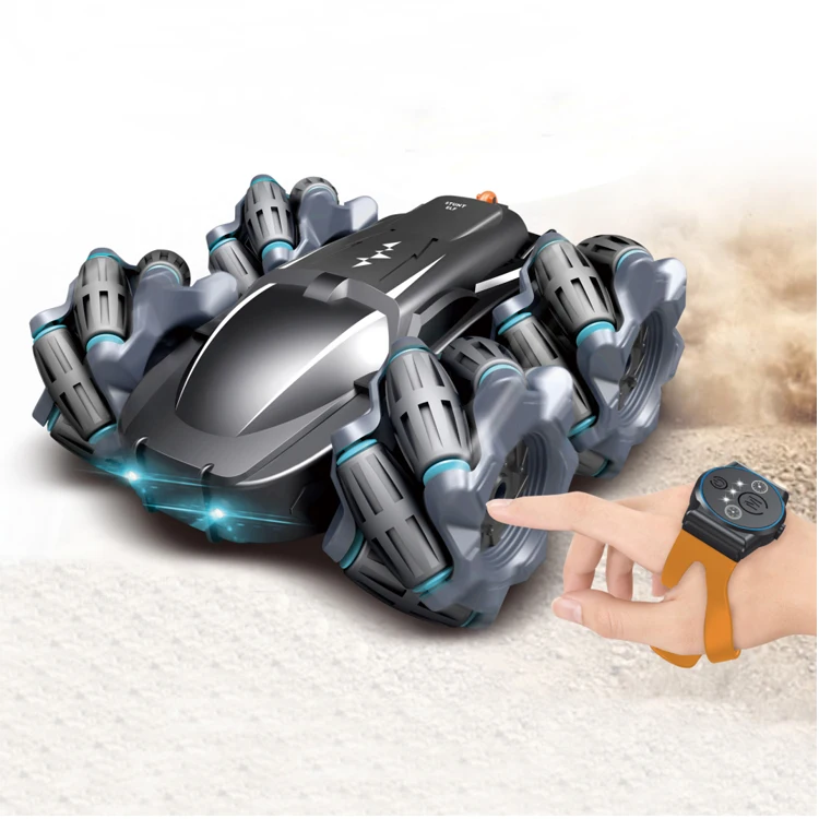 Remote Control Car And Watch Control Gesture Sensing 2.4ghz 4wd R/c Stunt Car With 360 Degrees Twist Dancing Led Music