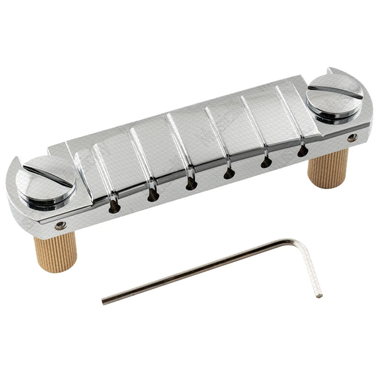 

Best Choice 52mm Fixed-body Bridge for U-S-standard PR-S Electric Guitars All-aluminum and Pure Copper Tailpiece