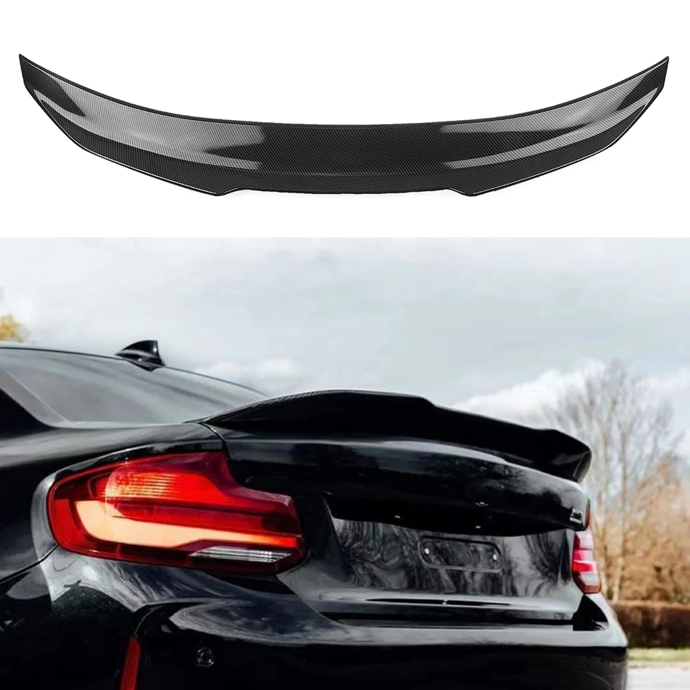 PSM Style Rear Trunk Lid Spoiler Wing Lip for BMW 2 Series F22 F23 F87 M2 218i 220i 228i M235i M240i Coupe 2014 2015 2016-2021