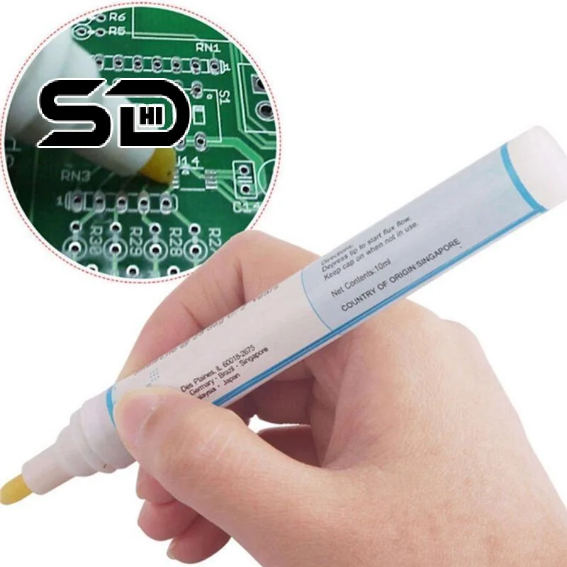 1Pc 10ml Soldering Flux Pen Low Solids No Clean For Solder Solar Cell Process Tool