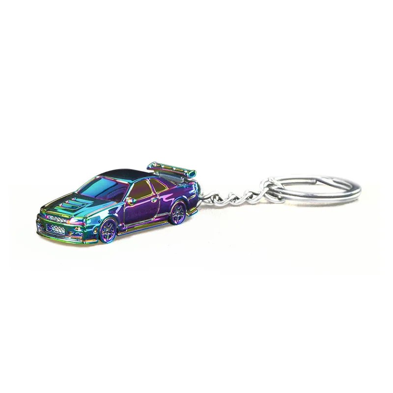 

1:64 RS7 R34 Keychain Simulation Alloy Sports Car Model Pendant Collection Toy