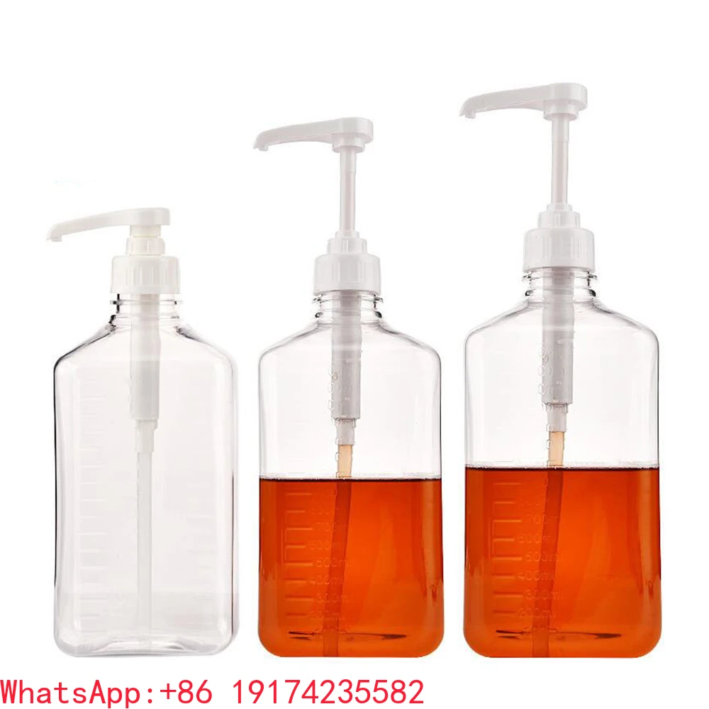 

10cc 8cc 5cc 1600ml Fructose Pressure Bottle for Milk Tea Shop Vitreous Pressure Bottle of Sugar