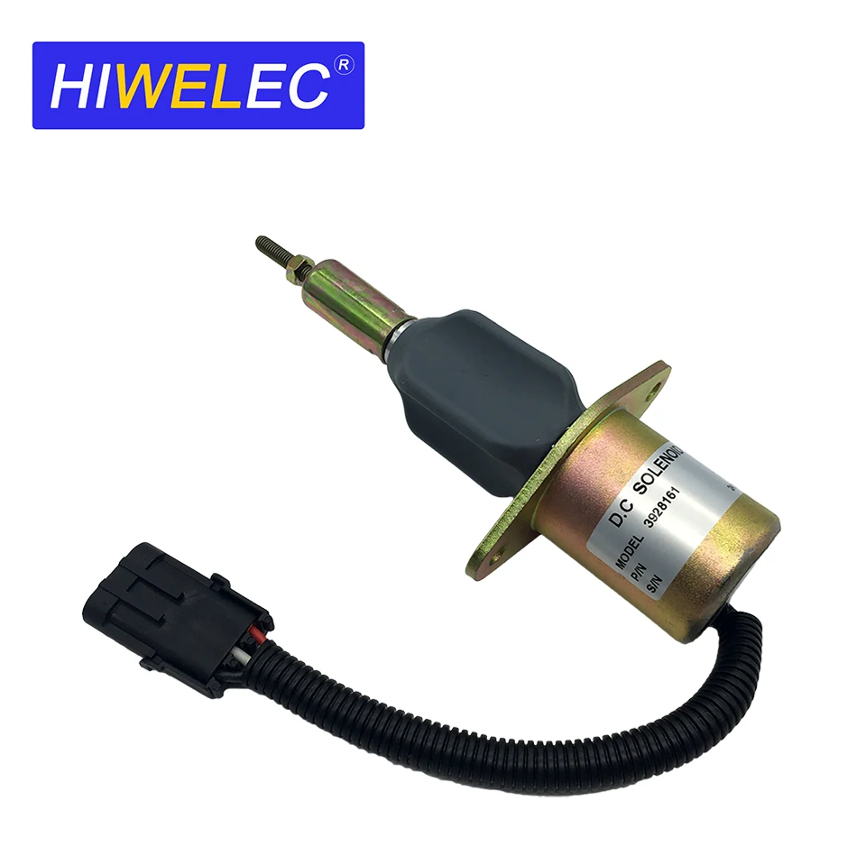 

12V/24V Engine Fuel Shutdown Solenoid Valve 3928161 Fuel Shut Off Solenoid