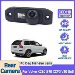 Vehicle Rear View Reverse Camera For Volvo XC60 S90 XC90 V60 S60 Full HD Starlight Night Vision Fisheye Lens Car Parking