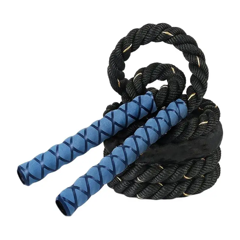 

Тяжелая скакалка для взрослых Jumprope для тренировок 0,98 дюйма, корректирующие фигуру Jumpropes для женщин и мужчин, портативное оборудование для тренировок в тренажерном зале