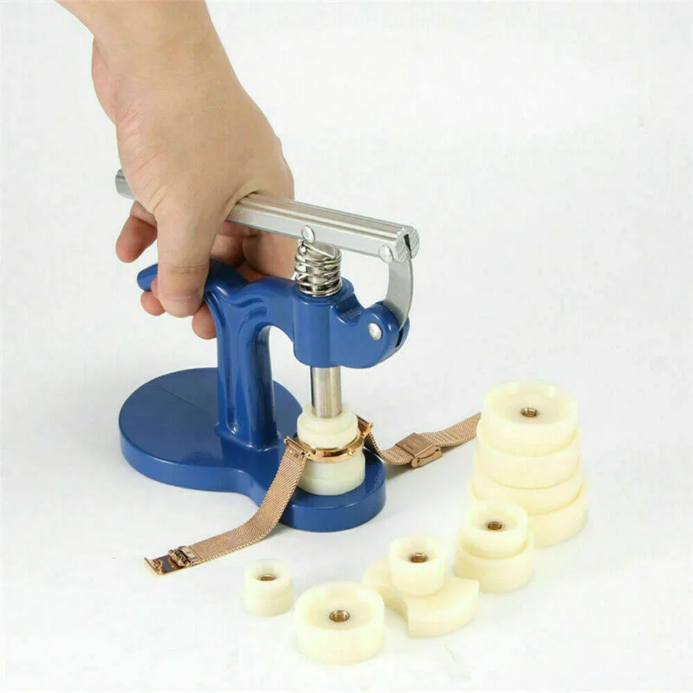 Watch Repair Tool Set 20Pcs Including Back Case Closer and Variety of Dies for Use by Watchmakers and Repair Specialists