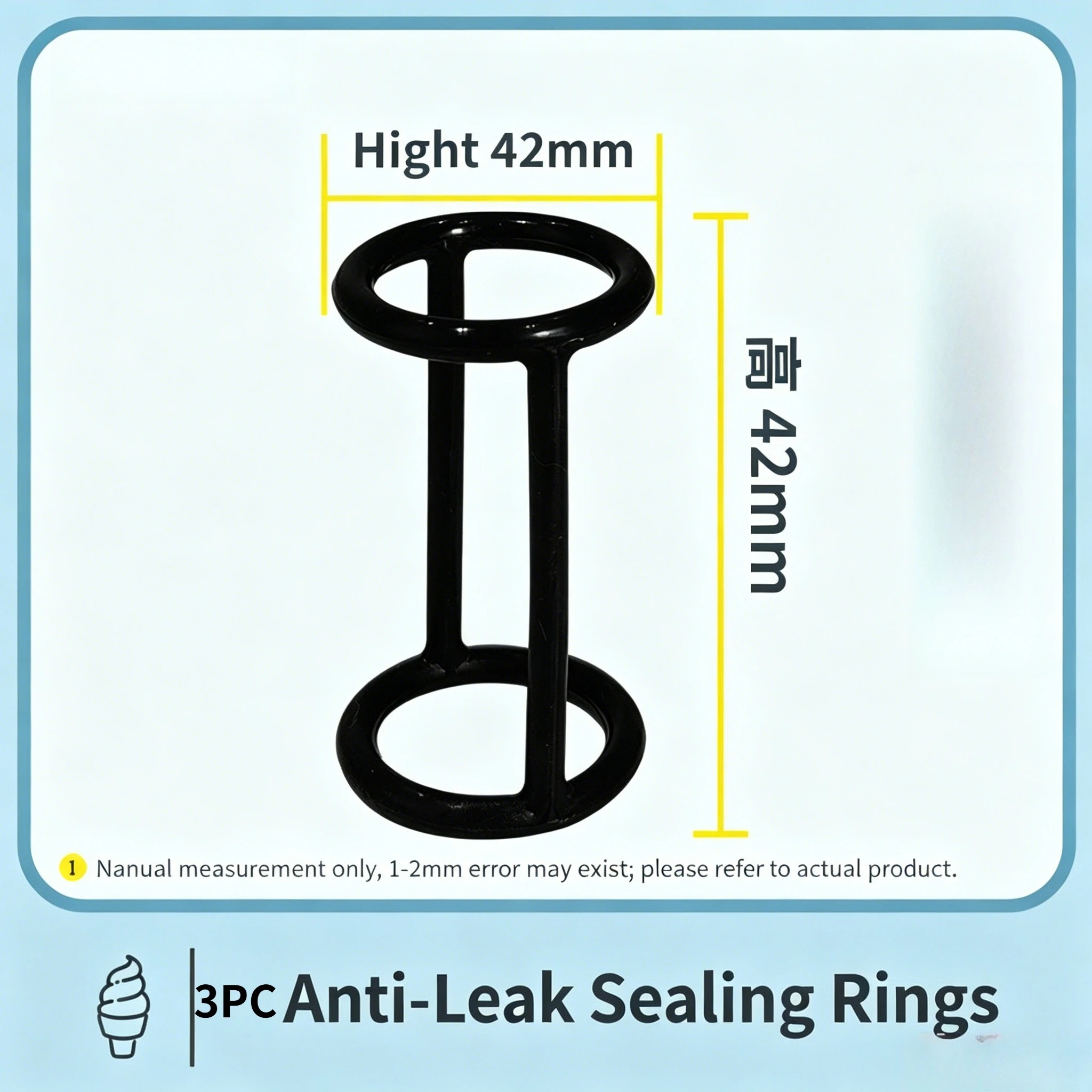 Dongbei ice cream machine parts, anti-cross-contamination ice maker material valve, suitable for DM985 model sealing ring