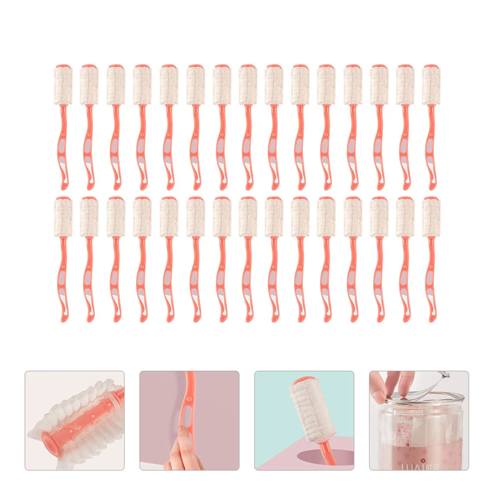 30 Pcs Disposable Toothbrush Healthy Material Sealed Packaging Independent Hygienic Soft Gauze Ergonomic Handle al