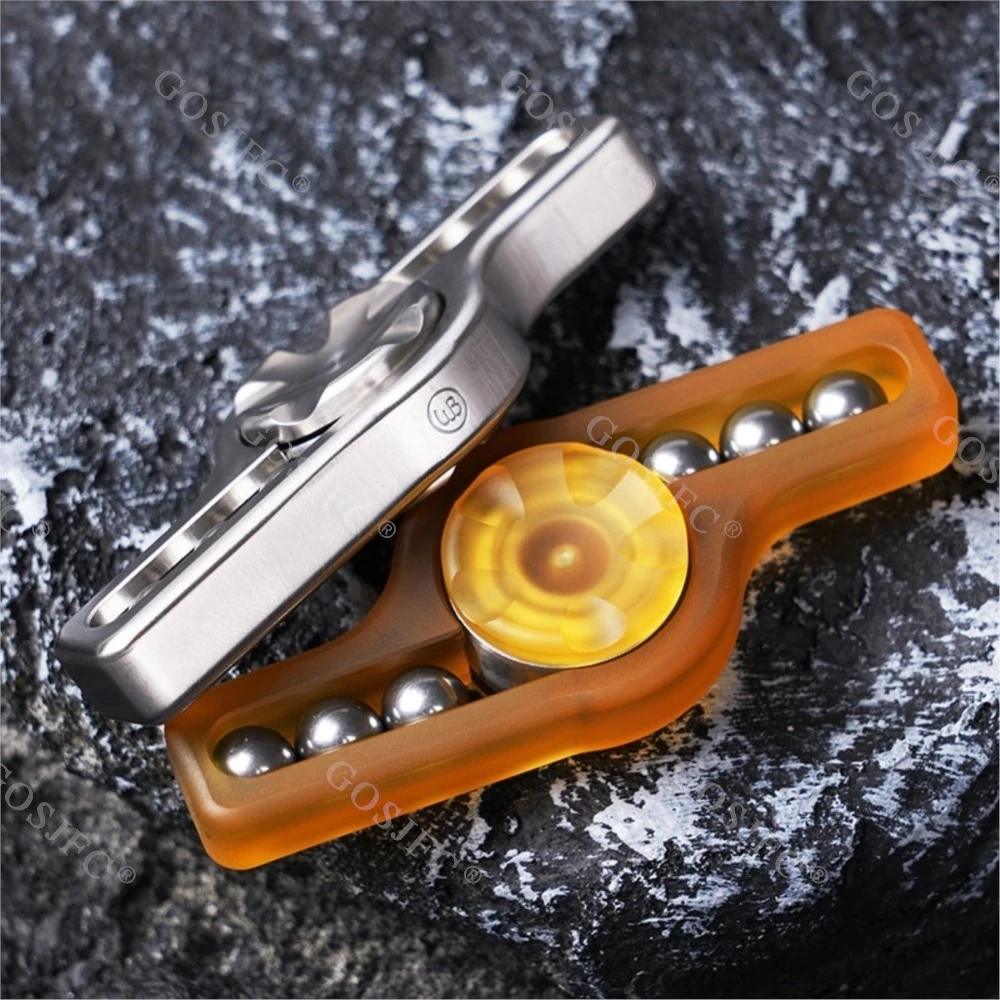 MLD Big Lightning Fidget Spinner Fidget Toys للبالغين PEI Gyro لعبة تخفيف التوتر