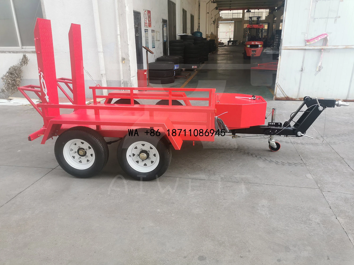 （Factory Direct Sale）Factory Price Mini Excavator Trailer Tail Plate Excavator Tilt Trailer