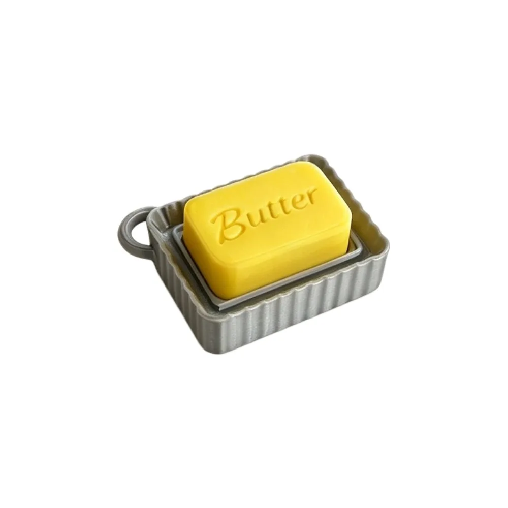 Funny Food Shape Toast Keyboard Clicker Finger Press 3D Printed Dessert Cheese Keyboard Fruits Squeeze Finger Clicker Ornaments