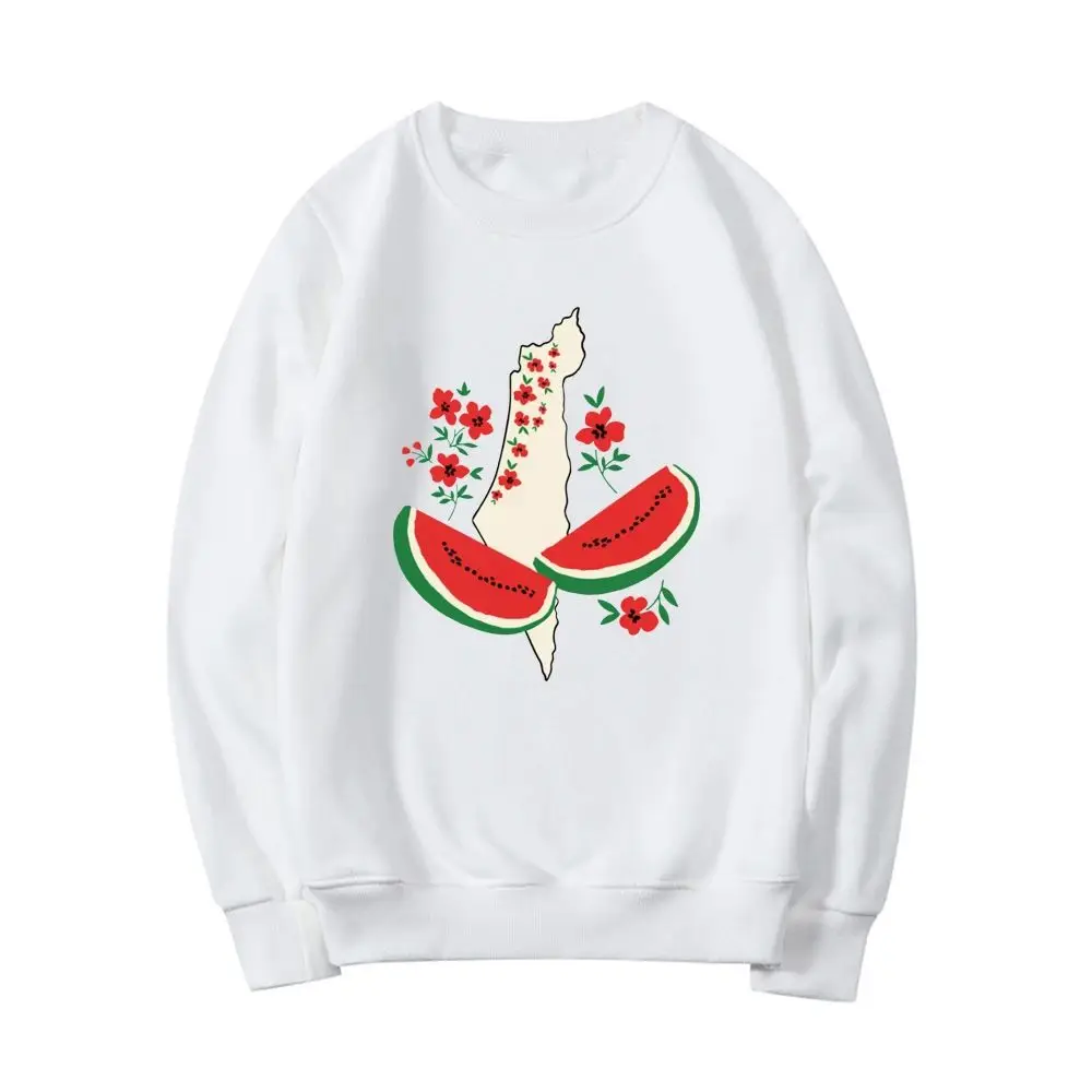 Sudadera divertida para mujer 'Esta no es una sandía' Cómoda primavera Faion Casual Mezcla de algodón Streetwear