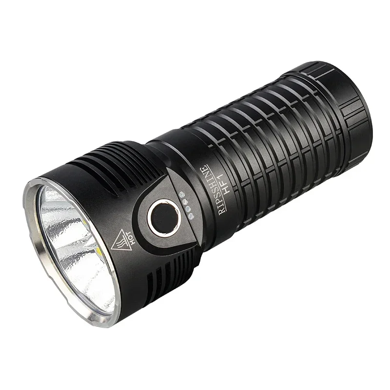 2025 20000Lm High Powerful Rescue Led Flashlight Long Range Outdoors Search Flashlight with Fan