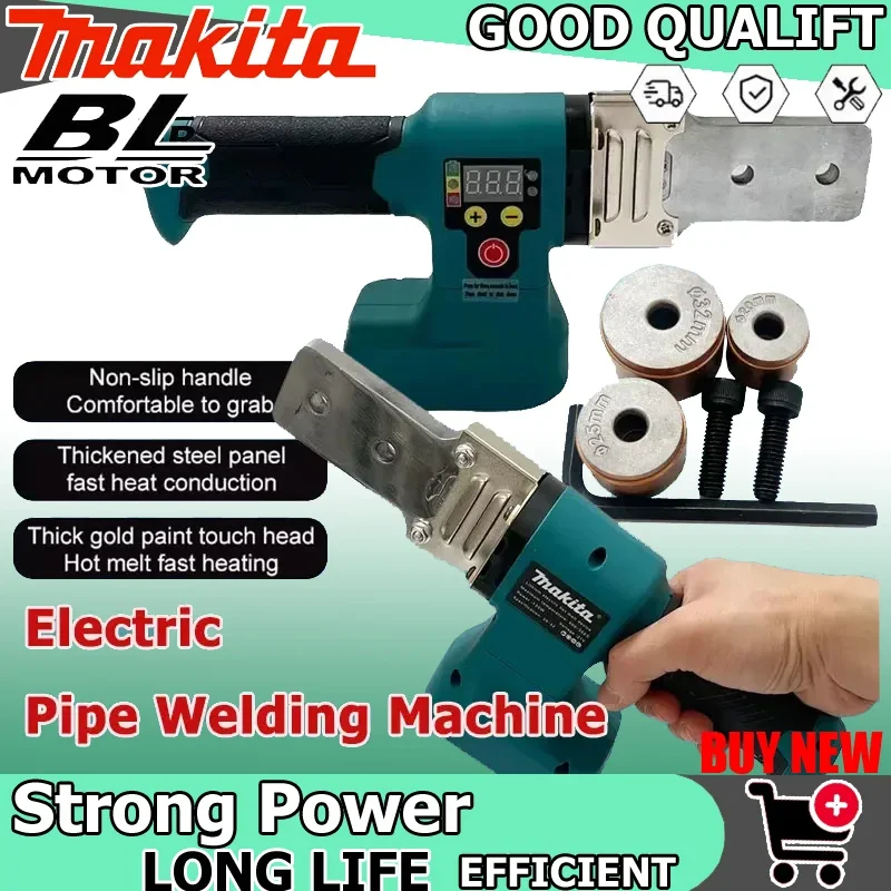

Makita Tool Electric Pipe Welding Machine Cordless Fuser PPR PE Soldering Iron Plastic Tube PP Heating Hot Melt For 18V Battery