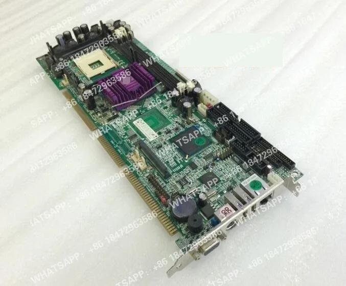 ROBO-8713VGA BIOS R1.03 100% OK IPC BoardFull-size CPU Card ISA PCI Industrial incorporado Mainboard PICMG 1.0 Bus com CPU RAM LAN