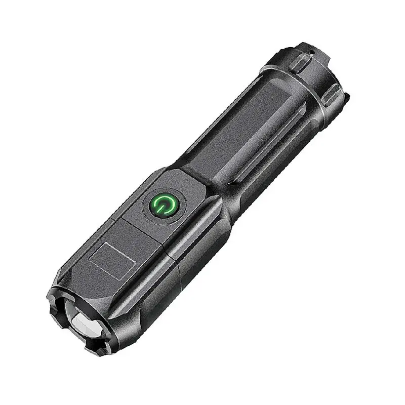 Retractable Super Powerful LED Flashlight Rechargeable Waterproof Zoom Fishing Hunting Wild Camping Lumens Tactical Flashlight