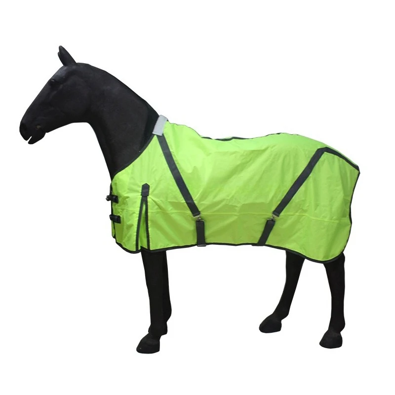 Reflective Waterproof Horse Rug, Easy On and Off, Spring Autumn Single Horse Blanket, Night Visibility, Durable Equestrian Gear
