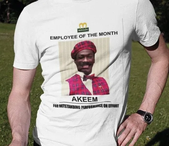 

Akeem T Shirt Coming To America Employee of the Month