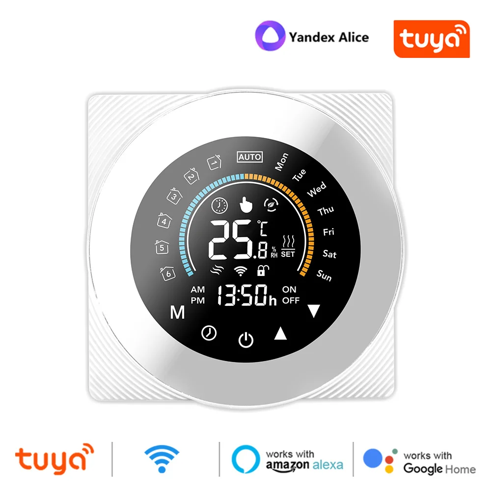 Tuya smart WiFi Thermostat Temperature Controller Water/Electric Floor Heating Gas Boiler smart life Work with Alexa Google Home