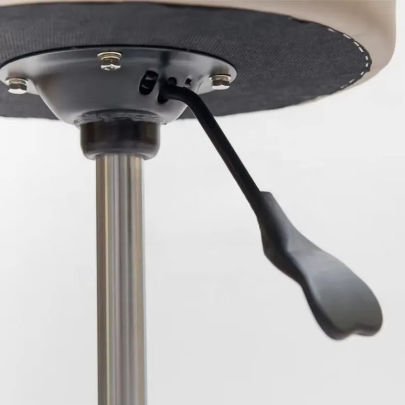 Round Master Salon Beauty Stool with 150KG Capacity Adjustable Seat Height 49-67CM Multi-Color Options