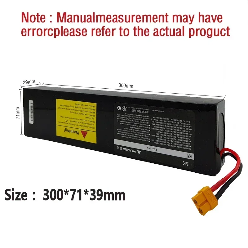 36 فولت 10S3P 100000 مللي أمبير 18650 بطارية ليثيوم أيون قابلة للشحن 2000 واط مدمجة BMS مناسبة للدراجات البخارية الكهربائية KUGOO S1، S2، S3