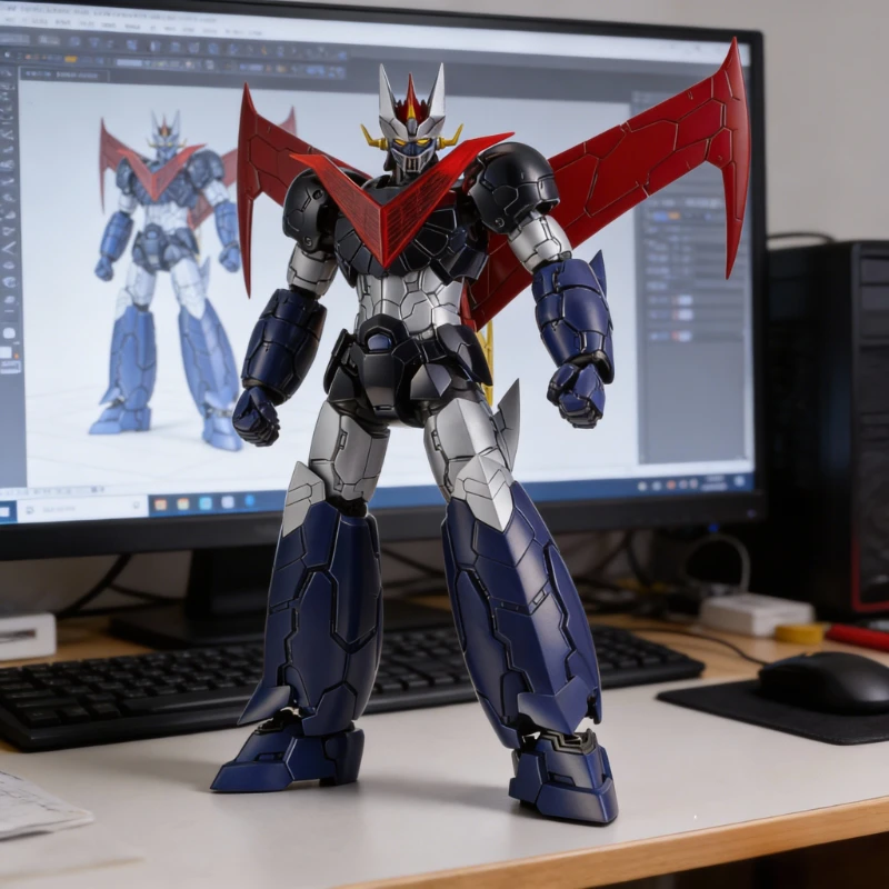 Bandai Original Mazinger Z modelo Kit HG 1/144 gran Mazinger figura de acción Anime Robot coleccionable juguete