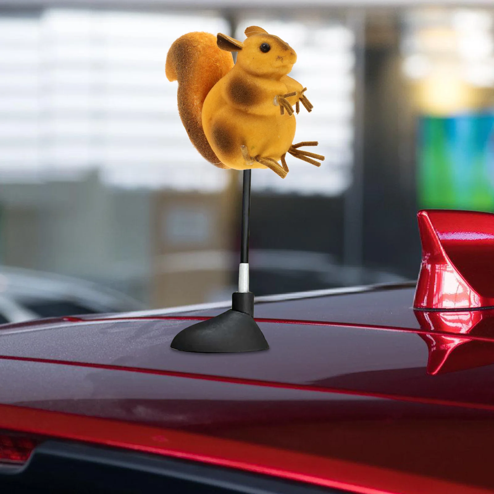 

Car Roof Decoration Squirrel Shaped Antenna Topper Cute Exterior Ornament For Cars Auto Exterior Decor Vehicle Decoration