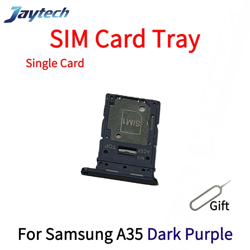 1PCS SIM Card Tray Slot For Samsung A32/A35/A50S 4G Phone Sim Tray SD Card Chip Tray Slot Holder Drawer