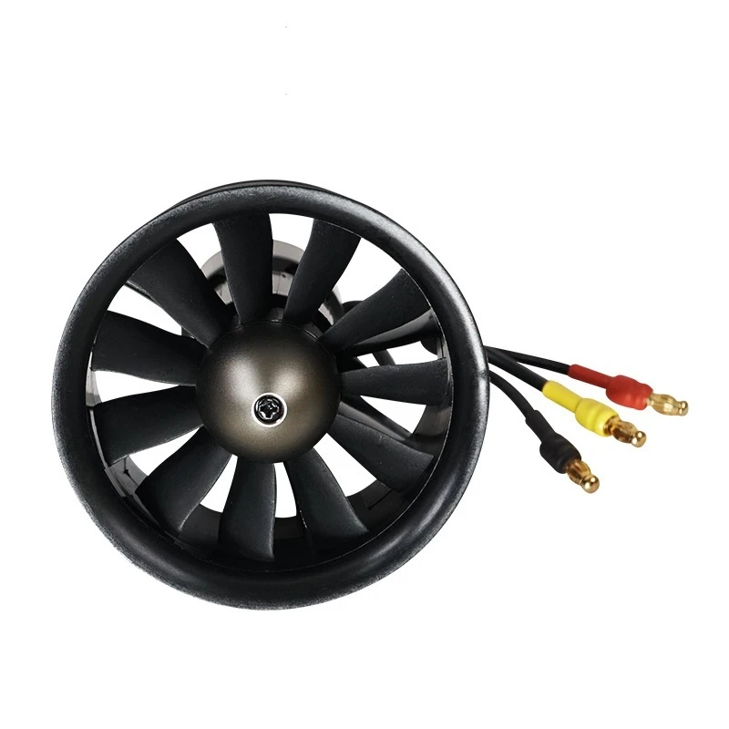 FMS Model Ducted Aircraft Accessories 50mm 11 Leaf Plastic Ducted Power Set Brushless Motor KV5400 3S Version Model Aircraft