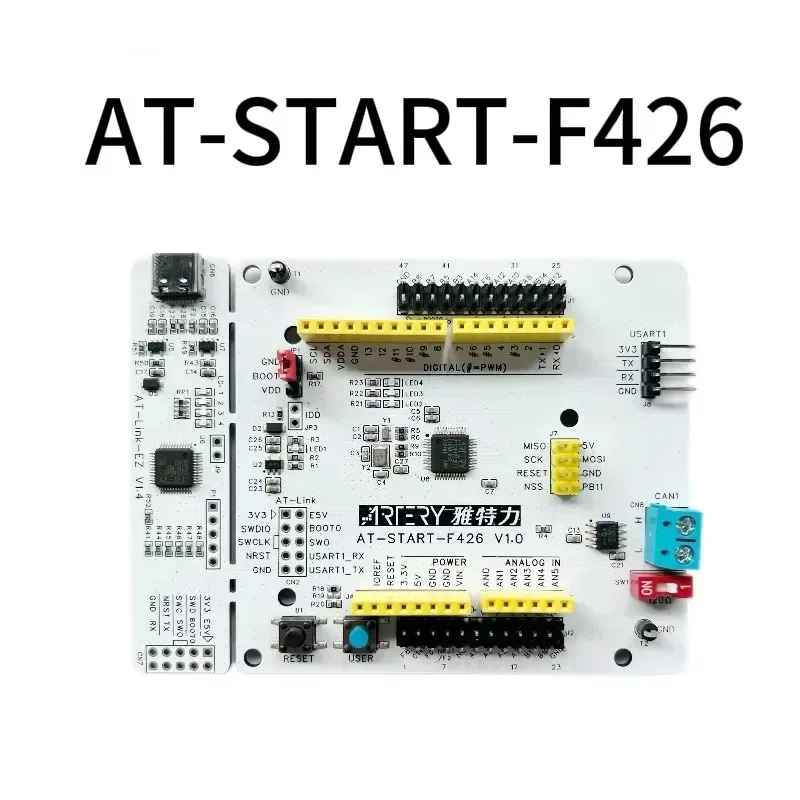 ARTERY AT-START-F426 Development Board with On-Board AT-Link Debugger and AT32F426CBT7 MCU
