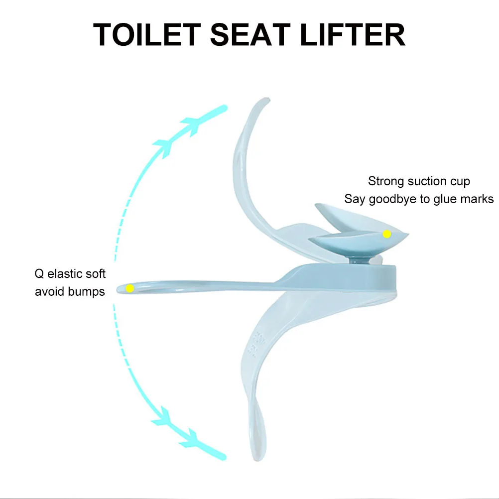 

8Pcs Toilet Lid Handle Made of Durable Tpr Material Practical Toilet Seat Lifter Safe Portable for Home Public Bathroom Use