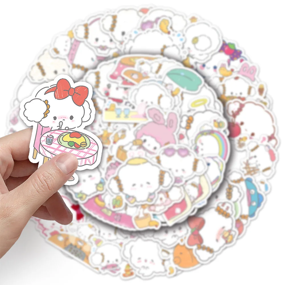 10/30/51pcs Sanrio Kawaii Cartoon Cogimyun Stickers Anime Aesthetic Cute Graffiti Decal Toy DIY Luggage Fridge Laptop Phone Bike