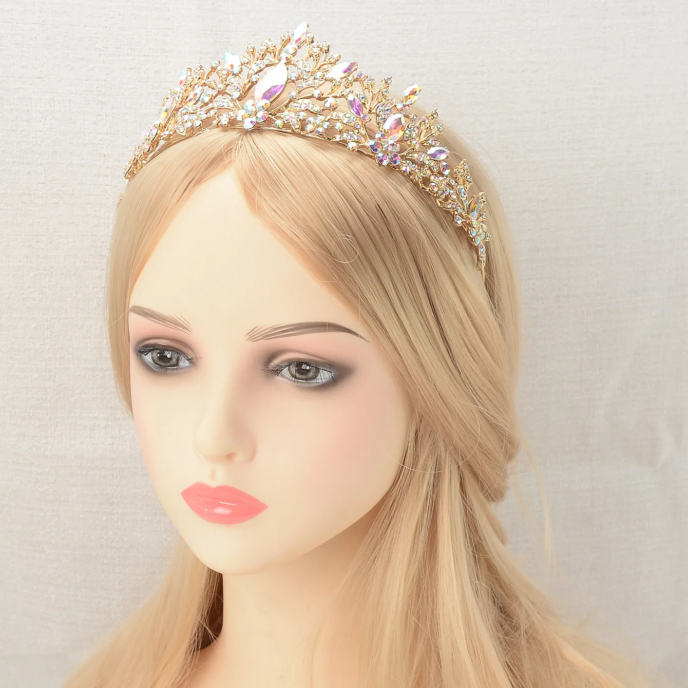 Children's little princess crown hairpin, birthday performance decorative headdress, bridal headdress with high quality view 5