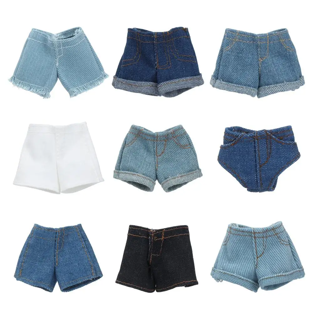 Nueva moda pantalones cortos vaqueros ropa Casual ropa Floral para muñecas accesorios para muñecas de 11,5 "para muñecas BJD 1/6/para muñecas de 30cm