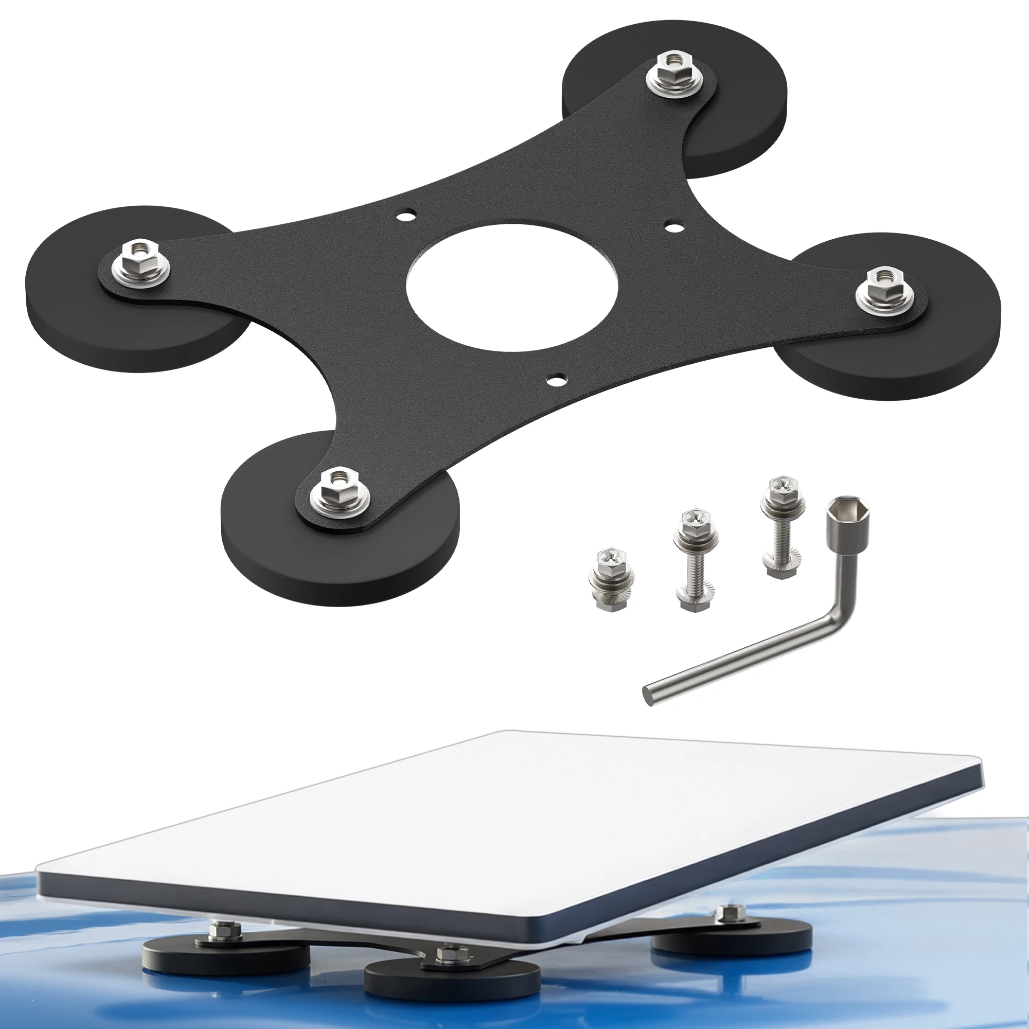 

Starlink Mini Car Magnetic Mount Ultra Strong 220LBS Quick Release Roof Mount Kit 360° Rotation No Drill Universal Car Mount