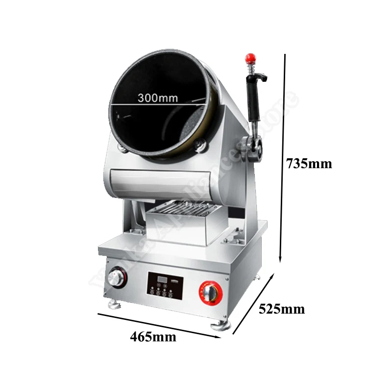 

Автоматическая газовая настольная машина для приготовления еды, интеллектуальная вертикальная коммерческая роллерная машина для жарки риса в ресторанах