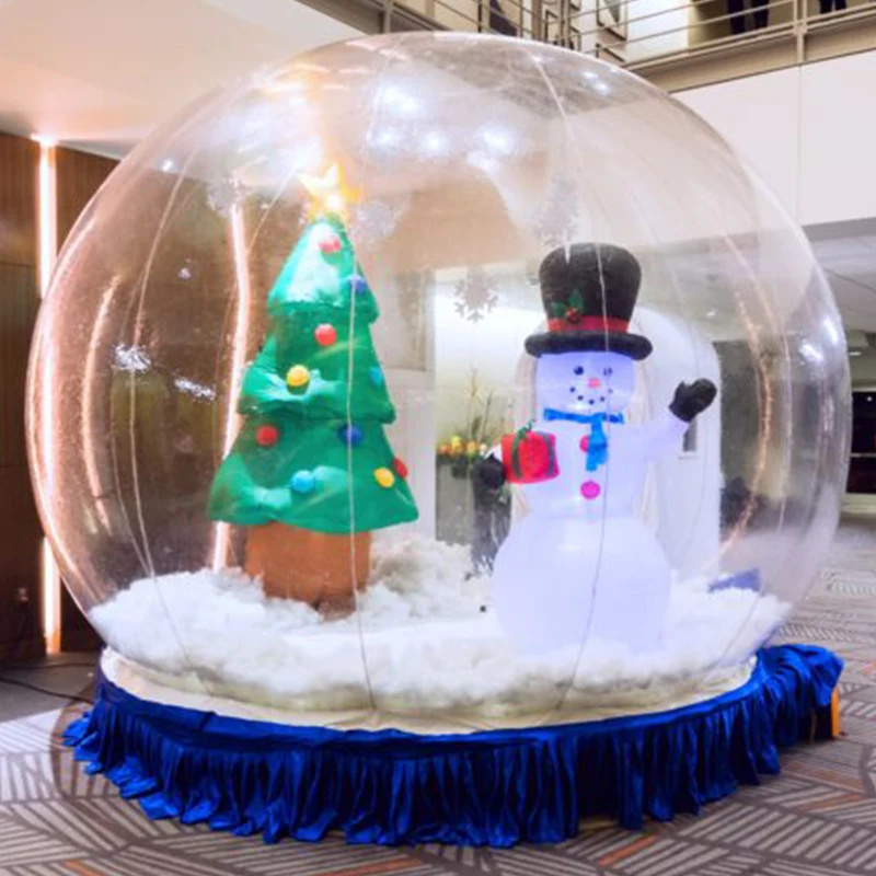 Giant Snow Globe for Christmas Decoration, Photo Snow Globe Inflatable,Commercial Quality Human Size Snow Globe