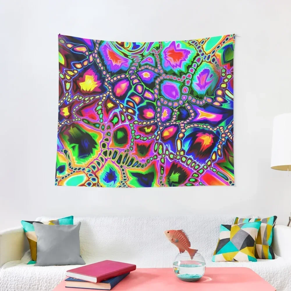 

Spectrum of Abstract Shapes Tapestry Room Decorations Things To The Room Tapestry