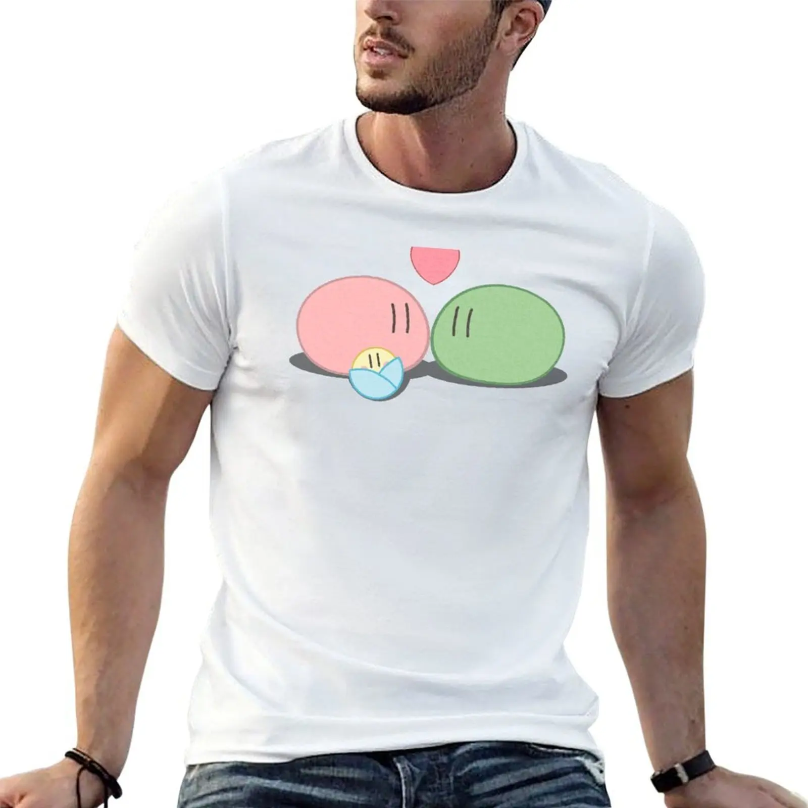 

Dango Daikazoku - Dango Couple and Baby T-Shirt man t shirt summer cotton t shirt man T-Shirt