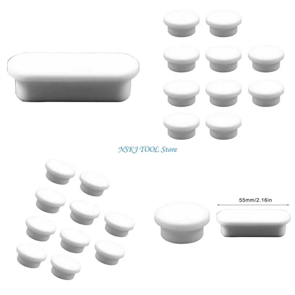 

L8RC 10Pcs Kitchen Sink Washbasin Drain Seal Stopper Bathtub Drain Caps Plug Rubber Sink Hole Overflow Cover Enduring