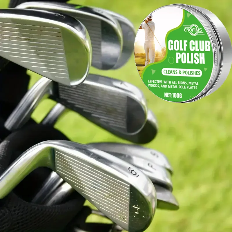 

Golf Club Polish, Club Scratch Repair & Polishing Brightener, Metal Surface Maintenance Solution for Golf Clubs